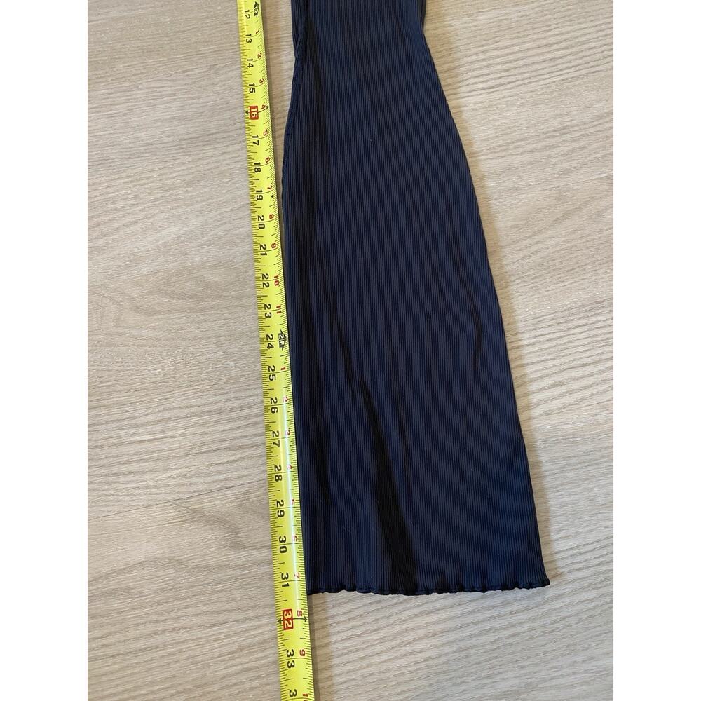Outdoor Voices Superform Ribbed Flare Leggings BXS Black Athleisure Travel - Picture 12 of 13